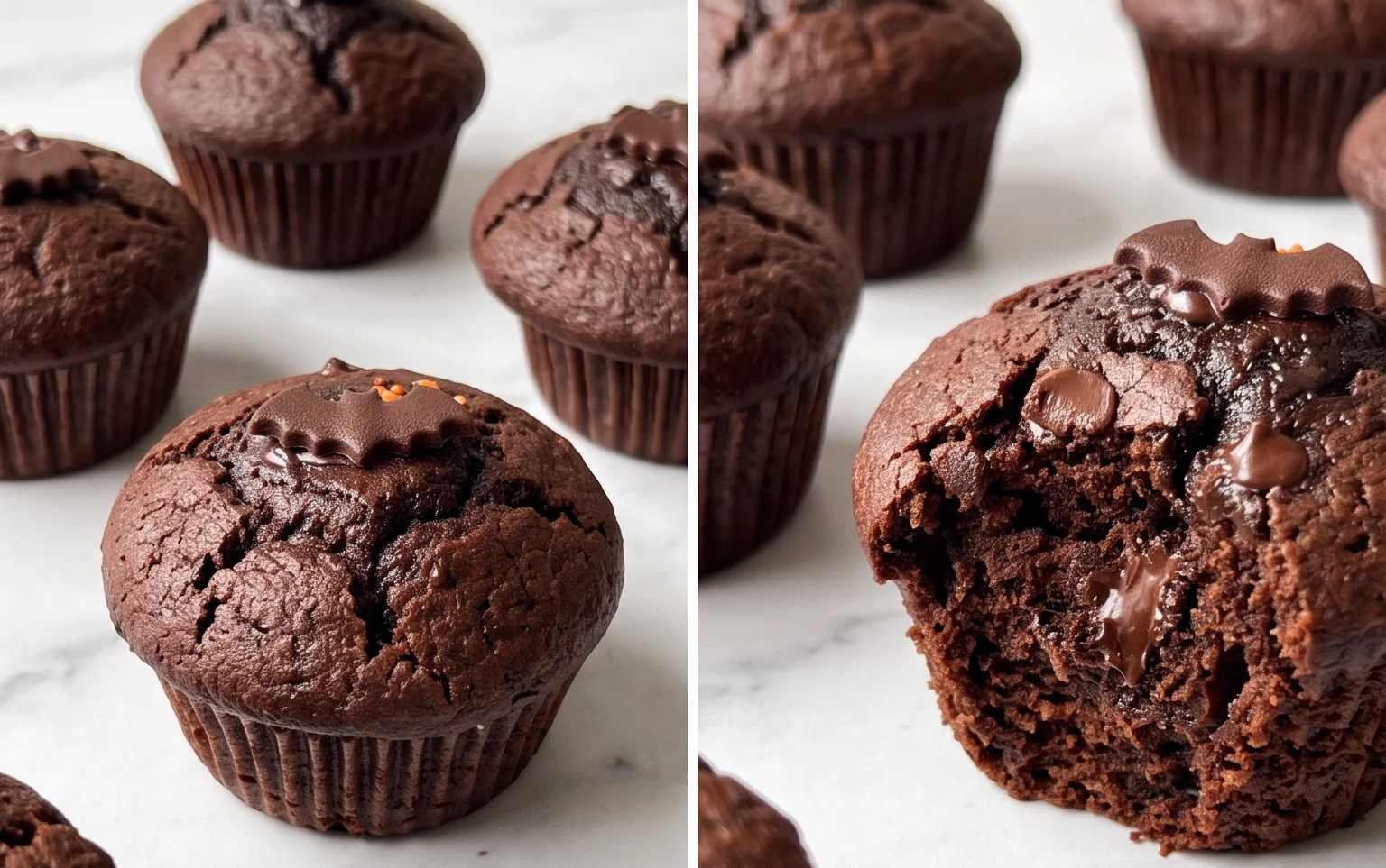 Muffins Pipistrello Halloween : Recette Facile & Magique